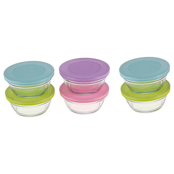 Lav Master 6'lı 250 ml Cam Saklama Kabı - Görsel 3