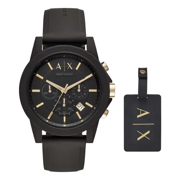 Armani Exchange AX7105 Erkek Kol Saati ve Valiz Etiketi - Görsel 2