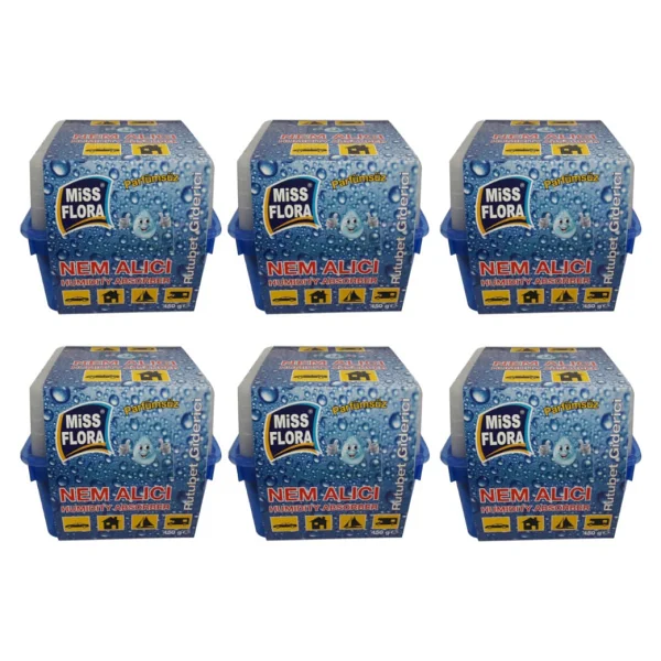 Miss Flora 6'lı Ekonomik Paket (6 adet 450 gr Nem Alıcı) - Görsel 2