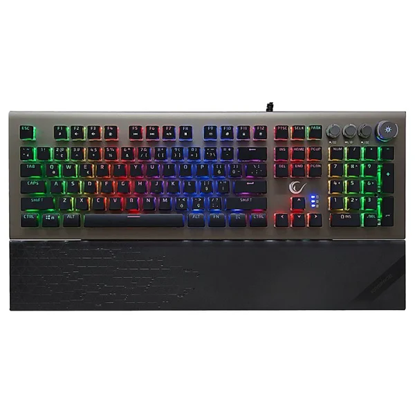 Rampage Impressive KB-R101 RGB Blue Switch Kablolu Mekanik Oyuncu Klavyesi - Görsel 7