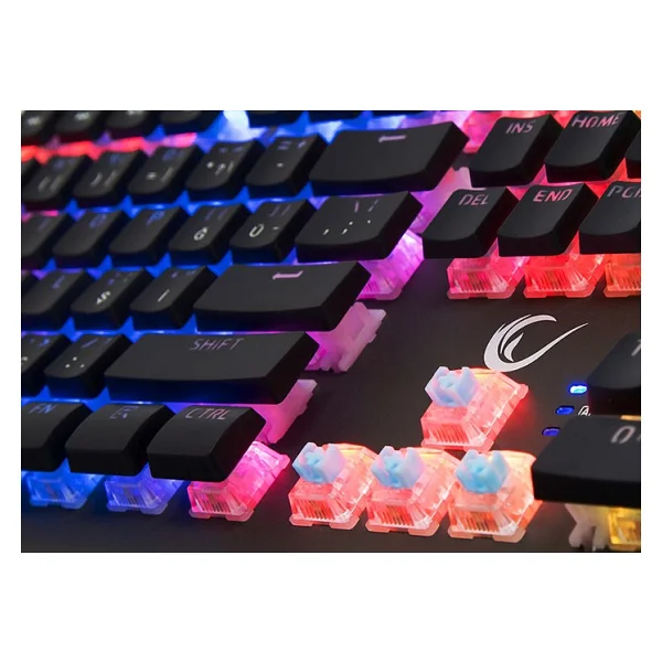 Rampage Impressive KB-R101 RGB Blue Switch Kablolu Mekanik Oyuncu Klavyesi - Görsel 4