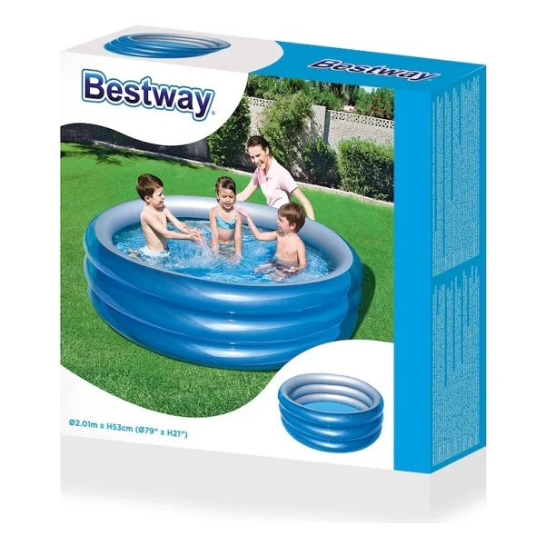 Bestway 51043 201x53 cm Yuvarlak Çocuk Havuzu - Görsel 8
