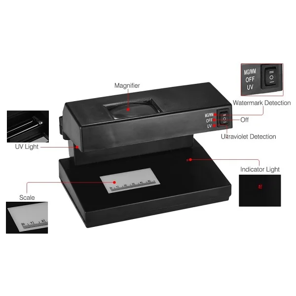 Vıp New Counterfeıt Money Detector Vıp Kalıte Profesyonel Sahte Para Kontrol Cıhazı Full Fonksıyonlu - Görsel 5