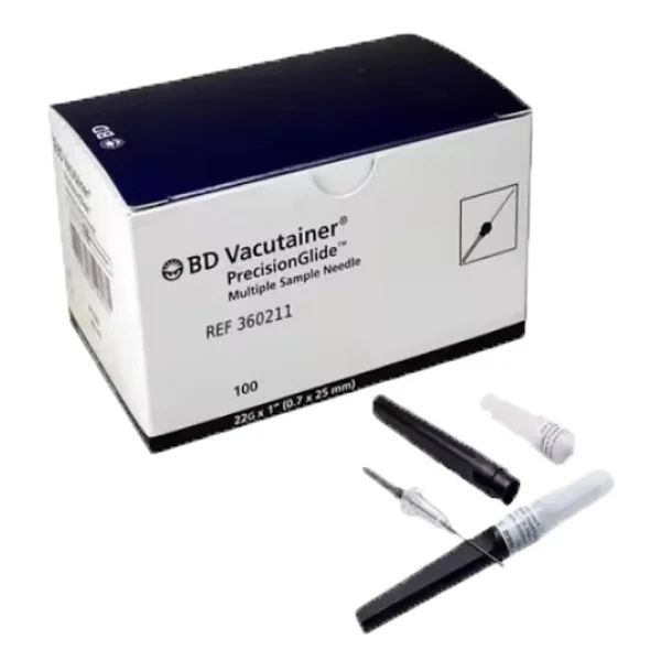Bd Vacutainer 22Gx1.5 (0,7x38MM) Siyah Kan Alma İğne Ucu 100 Adet - 3 Kutu - Görsel 4