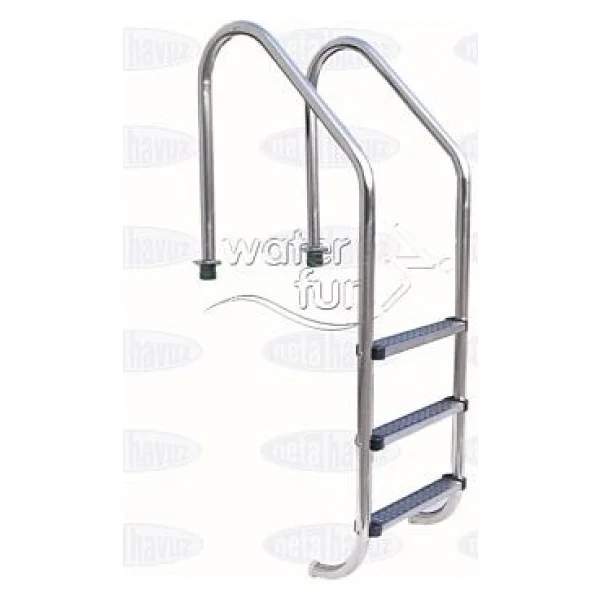 WaterFun Havuz Merdiveni Standart Seri 3 Basamaklı 304 Paslanmaz Çelik - Görsel 2