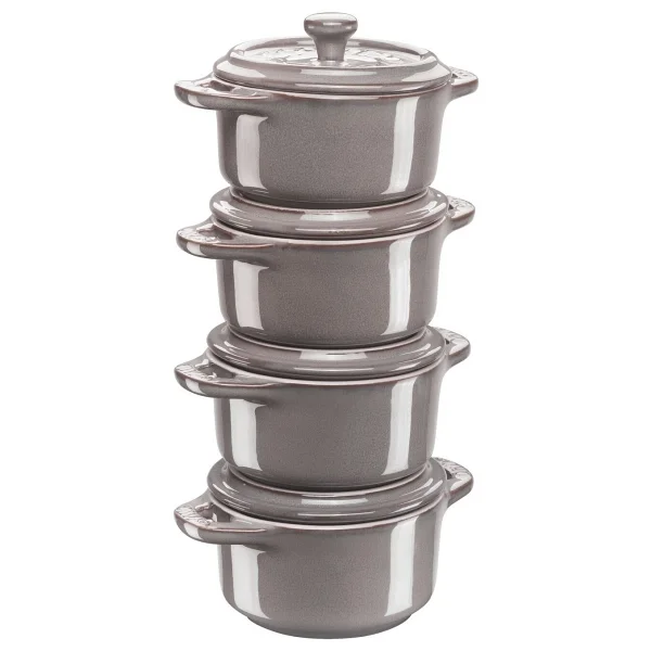 Staub Mini Cocotte 4'lü Seramik Fırın Kabı Seti - Görsel 2