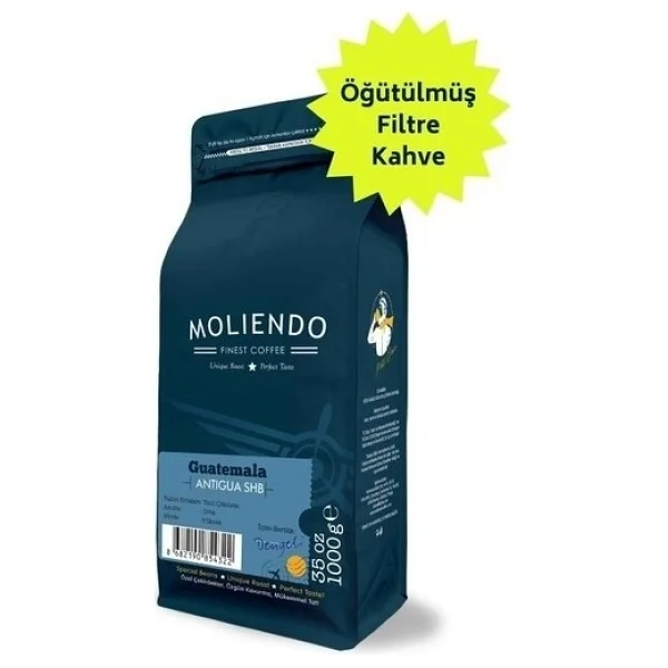 Moliendo Finest Coffee Guatemala Antigua SHB Yöresel Kahve Öğütülmüş Filtre Kahve 1 kg - Görsel 6