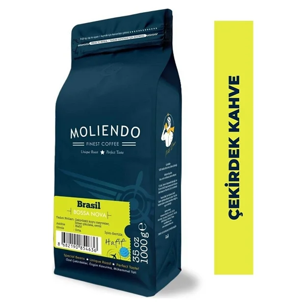 Moliendo Brasil Bossa Nova Çekirdek Kahve 1 kg - Görsel 6