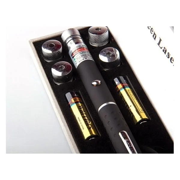 Yeşil Lazer Pointer 8000 mW 5 Başlıklı - Görsel 6