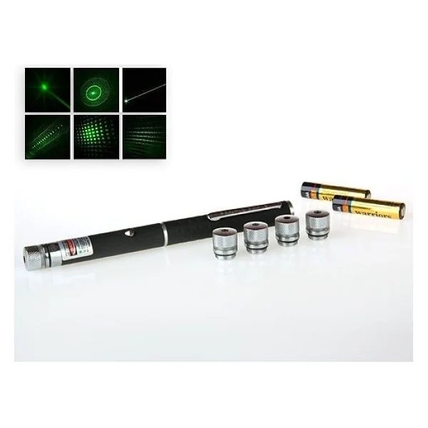 Yeşil Lazer Pointer 8000 mW 5 Başlıklı - Görsel 8