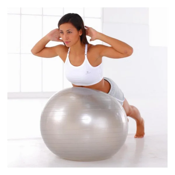 Pilates & Yoga Topu 65 cm Gri Renk - Görsel 2