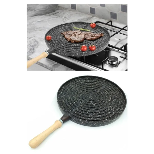 COOKCASE Çift Taraflı Gözleme Et Tavası - Görsel 2