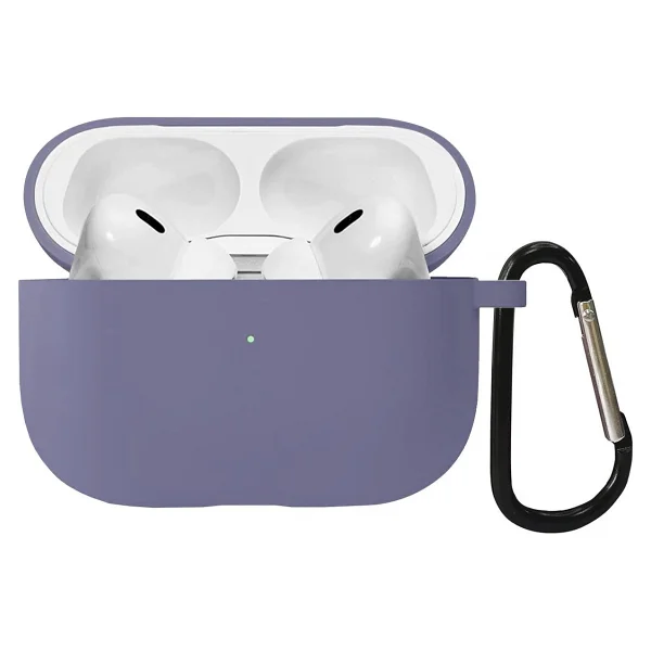 Microsonic Airpods Pro 2.nesil Liquid Silicone Lansman Lavanta Grisi - AirPods Pro 2. Nesil - Görsel 6