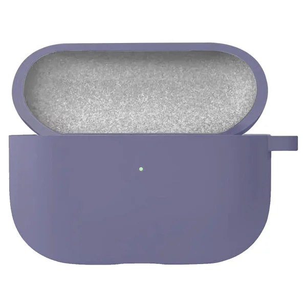Microsonic Airpods Pro 2.nesil Liquid Silicone Lansman Lavanta Grisi - AirPods Pro 2. Nesil - Görsel 2