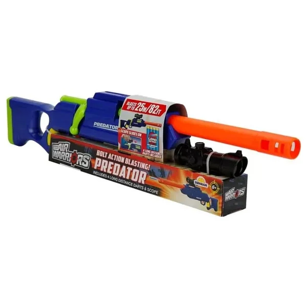 Air Warriors Predator 4 Mermili Sünger Dart Atan Silah - Görsel 2