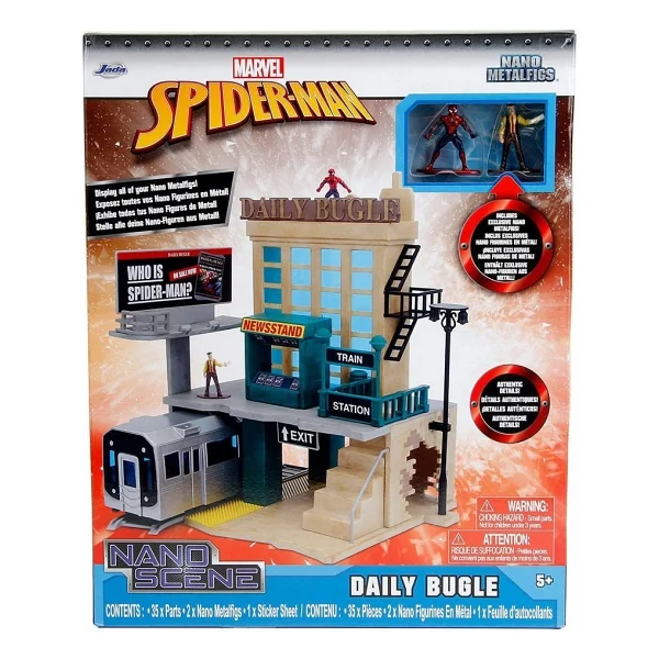 Jada Marvel Spider-Man NYC Deluxe Nano Sahnesi 253225012 - Görsel 6