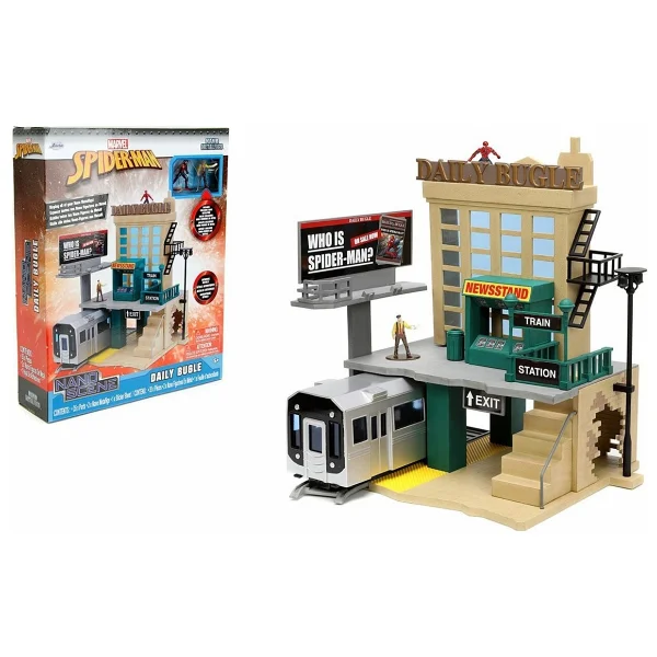 Jada Marvel Spider-Man NYC Deluxe Nano Sahnesi 253225012 - Görsel 2