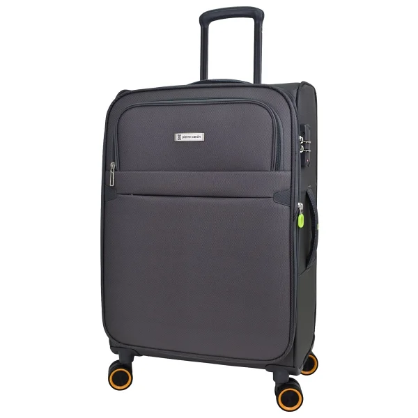 Pierre Cardin 04PC6000 Kumaş Kabin + Orta Boy 2'li Valiz Seti - Görsel 2