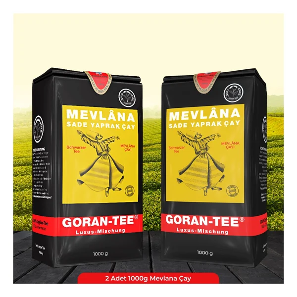 Mevlana Çay 2 X 1000 G - %100 Ceylon Garantili Saf Yaprak Çay Sri Lanka Efsanesi Mevlana Golden Tea Kalitesiyle - Görsel 3