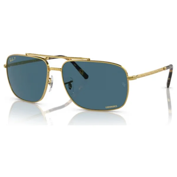 Ray-Ban 3796 9196S2 Gold-Blue Polarize Güneş Gözlüğü - Görsel 2