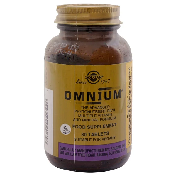 Solgar Omnium 30 Tablet - Görsel 5
