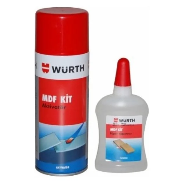 Würth Mdf Kit Aktivatör Hızlı Yapıştırıcı 100 ml + 500 ml - Görsel 2