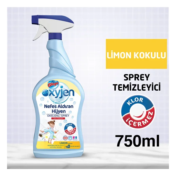 Bingo Oksijen Limon 750 ml Sprey - Görsel 8