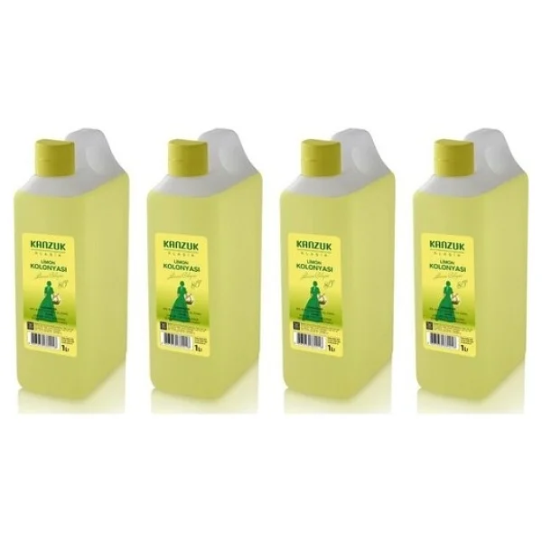 Kanzuk 1 lt Limon Kolonyası 4 Adet - Görsel 2
