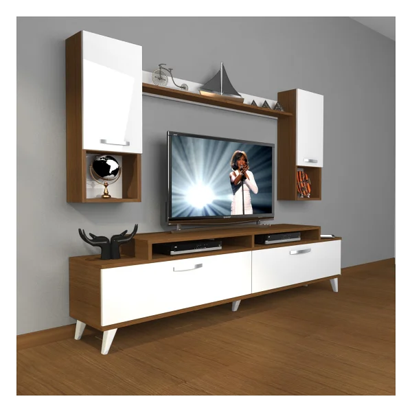 Decoraktiv Ekoflex 5DA MDF Retro TV Ünitesi - Görsel 5