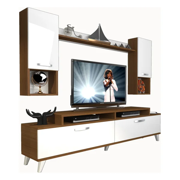 Decoraktiv Ekoflex 5DA MDF Retro TV Ünitesi - Görsel 3