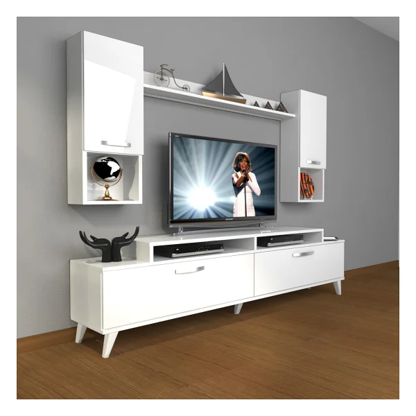 Decoraktiv Ekoflex 5DA MDF Retro TV Ünitesi - Görsel 7