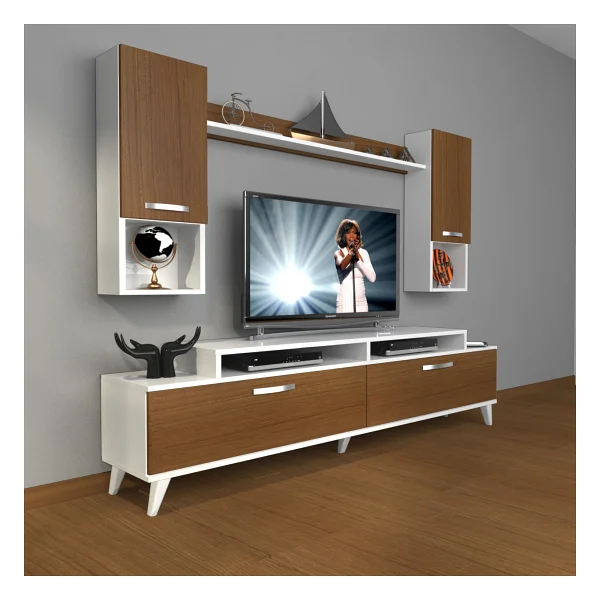 Decoraktiv Ekoflex 5DA MDF Retro TV Ünitesi - Görsel 4