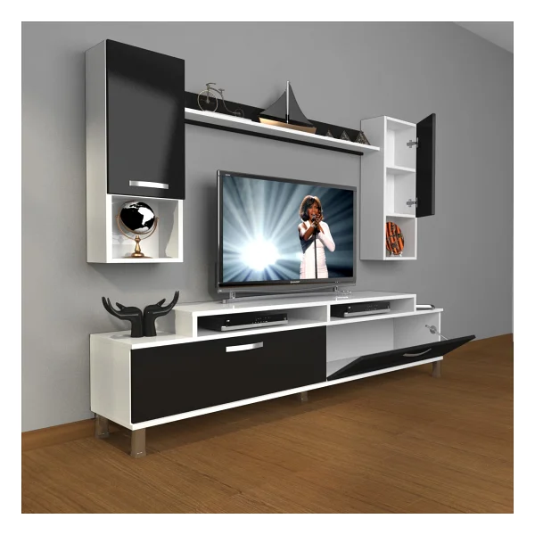Decoraktiv Ekoflex 5DA SLM Krom Ayaklı TV Ünitesi TV Sehpası - Görsel 2