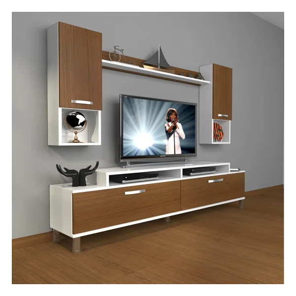 Decoraktiv Ekoflex 5DA SLM Krom Ayaklı TV Ünitesi TV Sehpası - Görsel 6