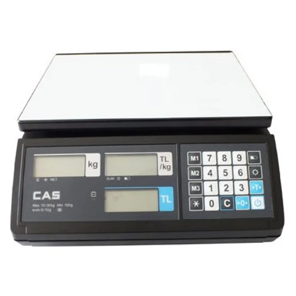 Cas ER-JR 30 kg Bilgisayar Bağlantılı Terazi - Görsel 3