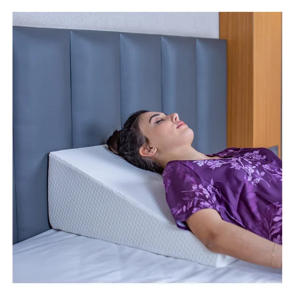 Simple The Pillow Visco Reflü Yastığı Büyük Boy Ortopedik Yastık 60 x 24 cm Pamuklu Yumuşak Dolgu ile - Görsel 6