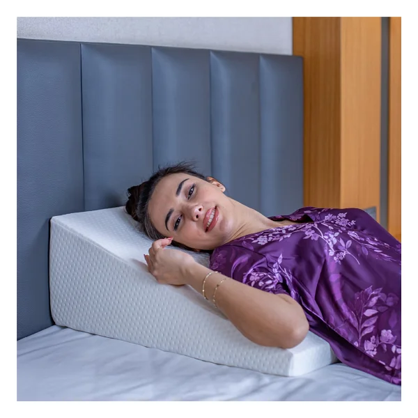 Simple The Pillow Visco Reflü Yastığı Büyük Boy Ortopedik Yastık 60 x 24 cm Pamuklu Yumuşak Dolgu ile - Görsel 5