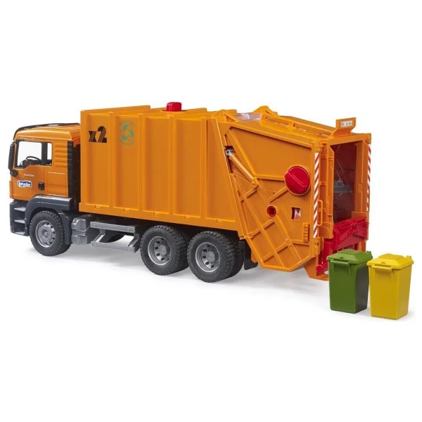 Bruder Man Tgs Turuncu Çöp Kamyonu BR03760 - Görsel 4