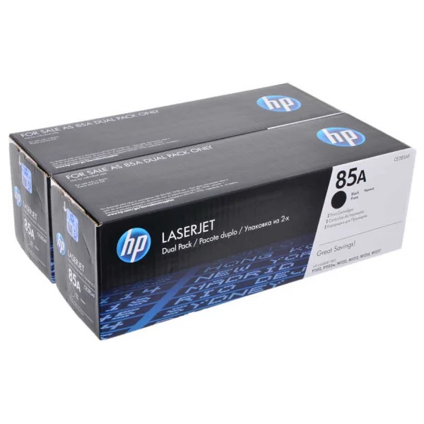 HP 85A CE285AF Siyah 2'li Toner - Görsel 3