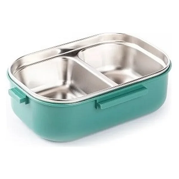 Tantitoni Lunch Box 2 Katlı Çatal ve Kaşıklı Yemek Taşıma Kabı 1.65 L. - Görsel 2