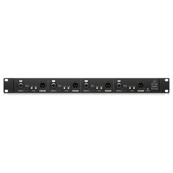 Behringer DI4800A Profesyonel 4 Kanallı Aktif DI-Box - Görsel 10