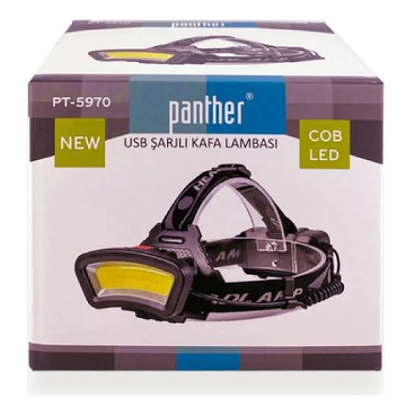 Panther PT-5970 500 Lümen LED Şarjlı Kafa Lambası - Görsel 2