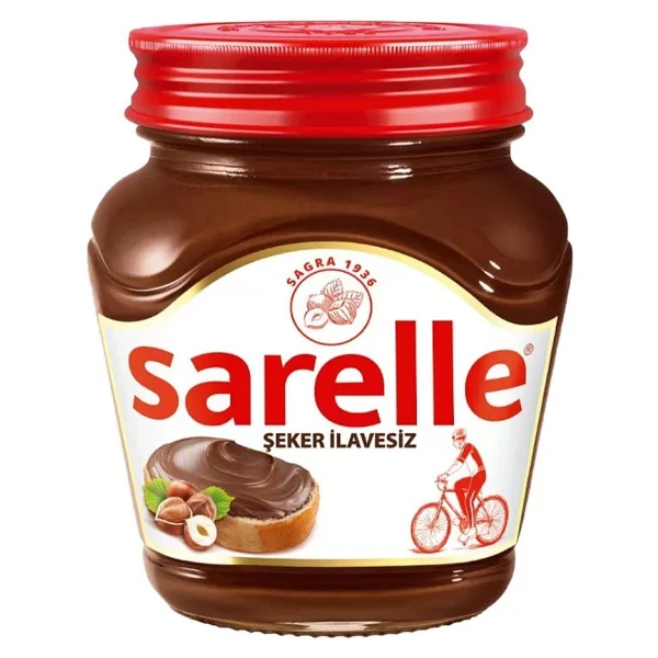 Sarelle Şekersiz Kakaolu Fındık Ezmesi 350 gr - Görsel 3
