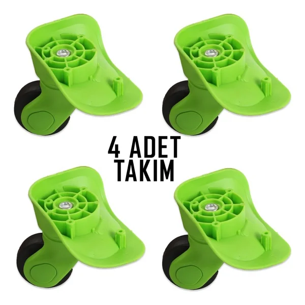 My Valice Valiz Tekerleği Kids Teker 4 Adet Yeşil - Görsel 7