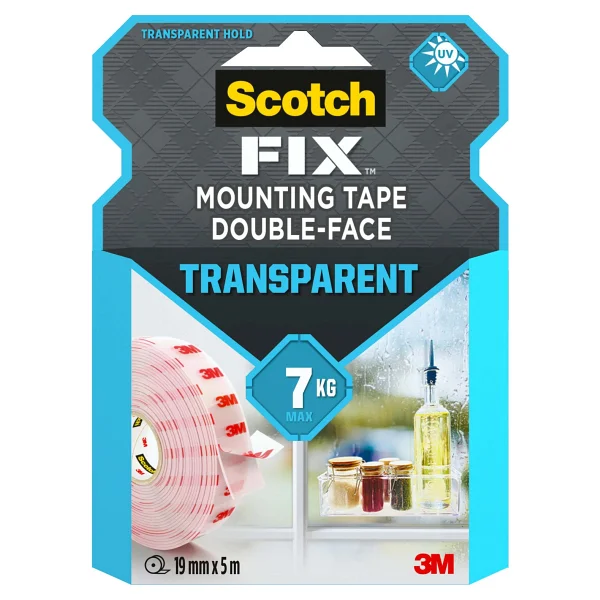 Scotch Şeffaf Montaj Bandı 19 mm x 5m - Görsel 2