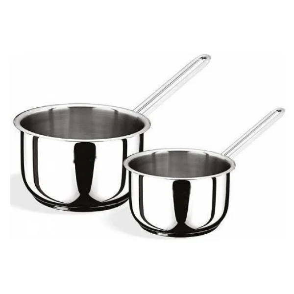 1 adet 14cm 18/10 Çelik Sütlük-Sos Tavası 304 kalite Paslanmaz - Görsel 2