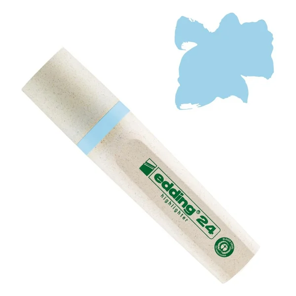 Edding 24 Ecoline Pastel Mavi Fosforlu Kalem - Görsel 5