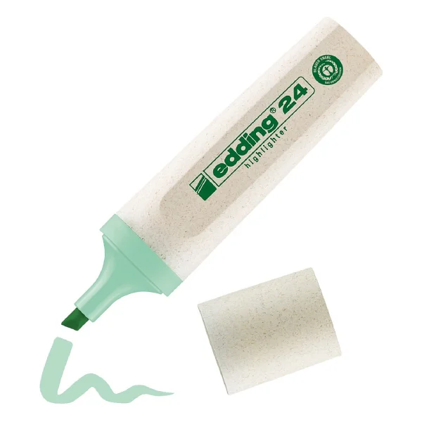 Edding 24 Ecoline Pastel Yeşil Fosforlu Kalem - Görsel 4
