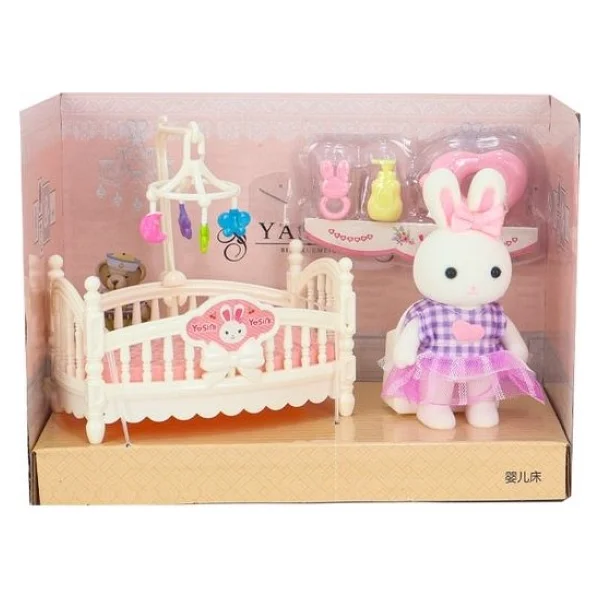 Bay Dreamy Mini Tavşan Aksesuarlı Bebek Odası Seti 6621-7 - Görsel 2