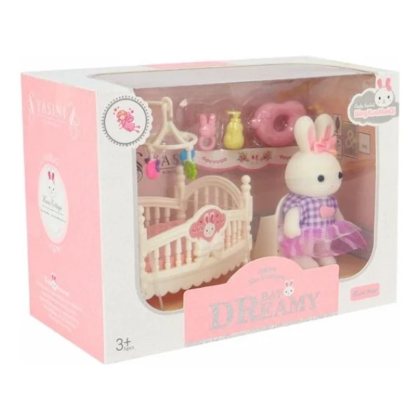 Bay Dreamy Mini Tavşan Aksesuarlı Bebek Odası Seti 6621-7 - Görsel 3